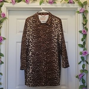 BANANA REPUBLIC -Leopard Print Jacket